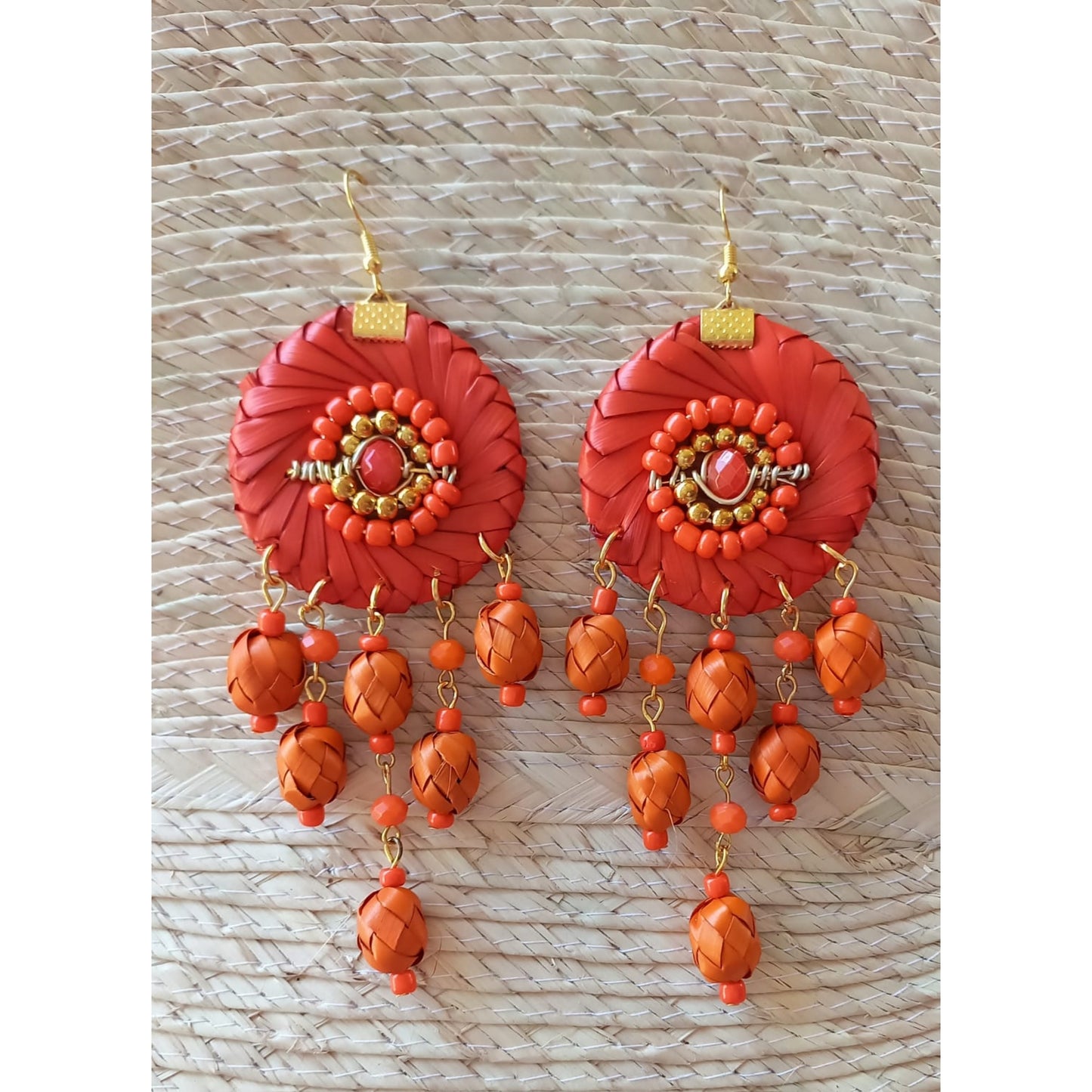 Aretes Yoyo de Palma con Cuencas