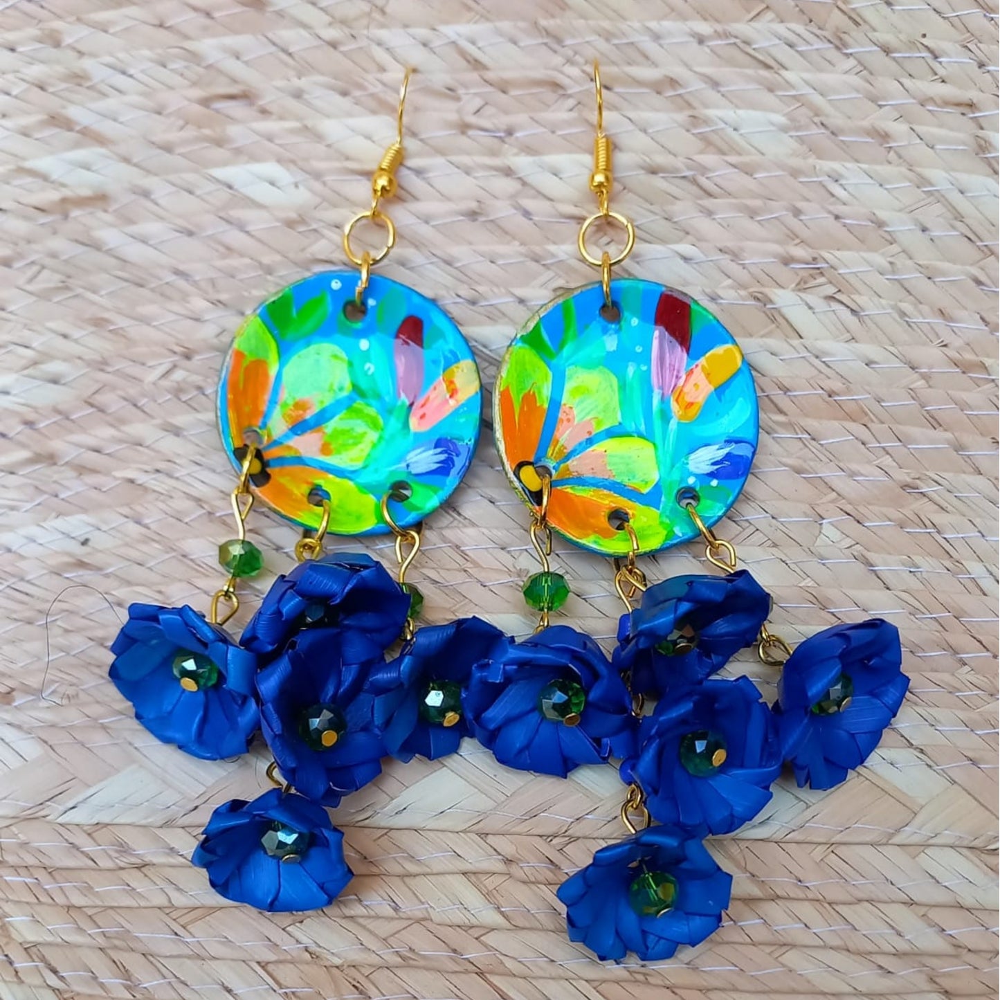 Aretes Flores Vivas