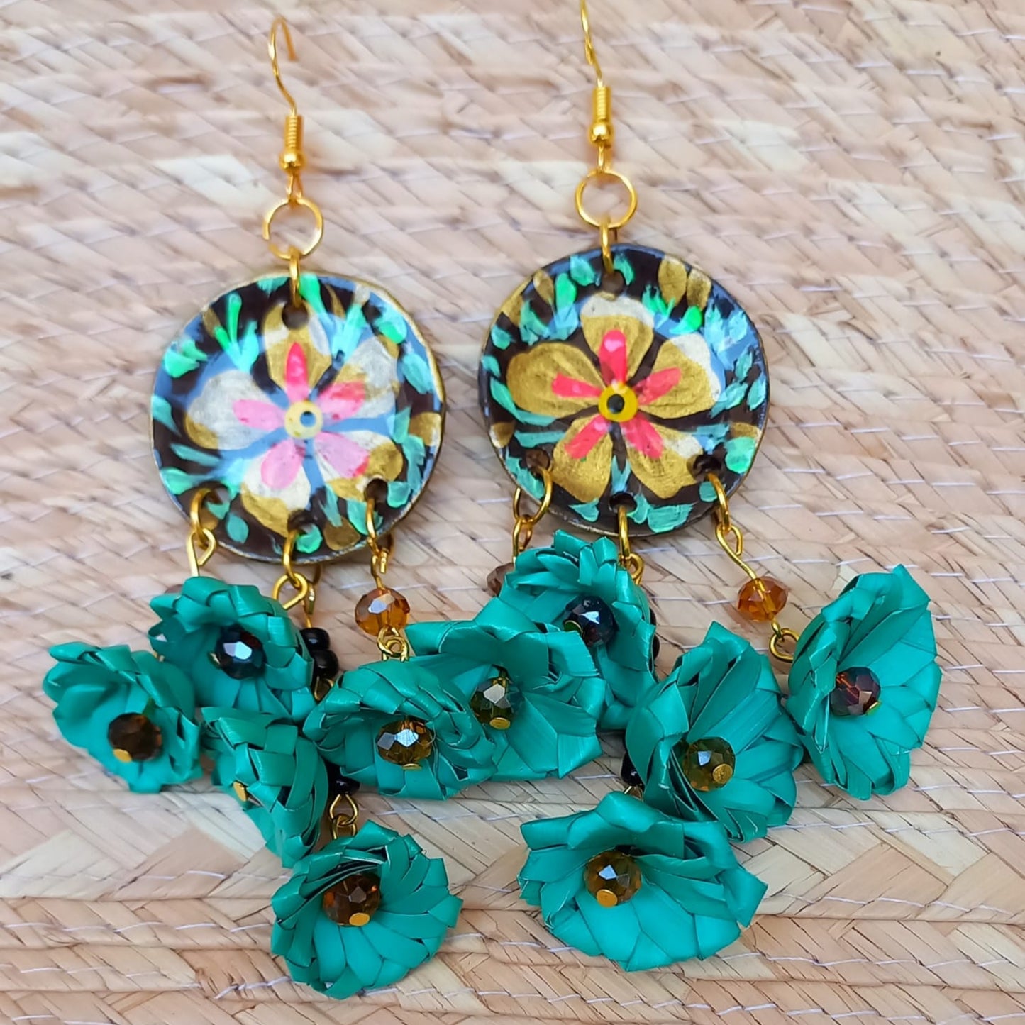 Aretes Flores Vivas