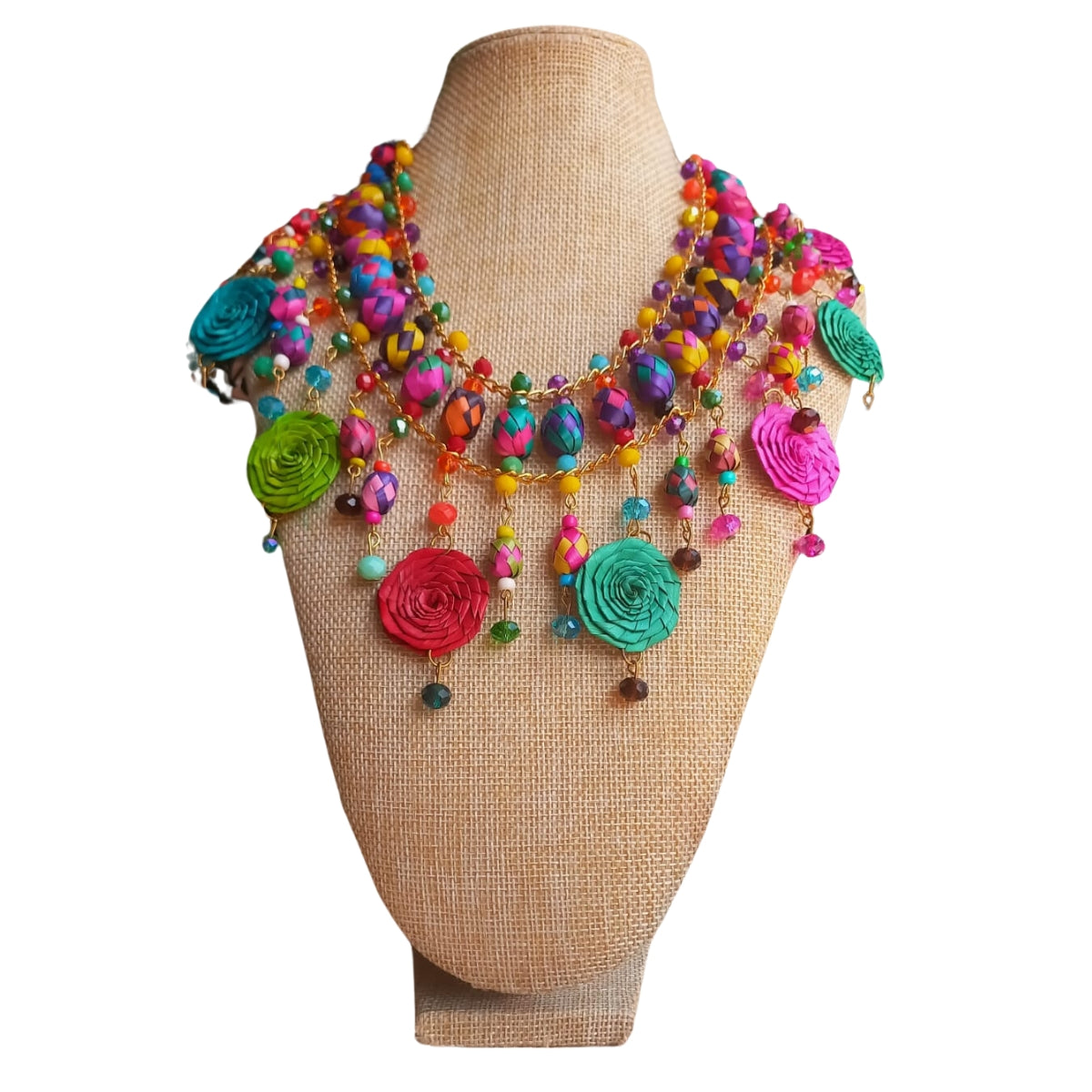 Collar gargantilla bolitas