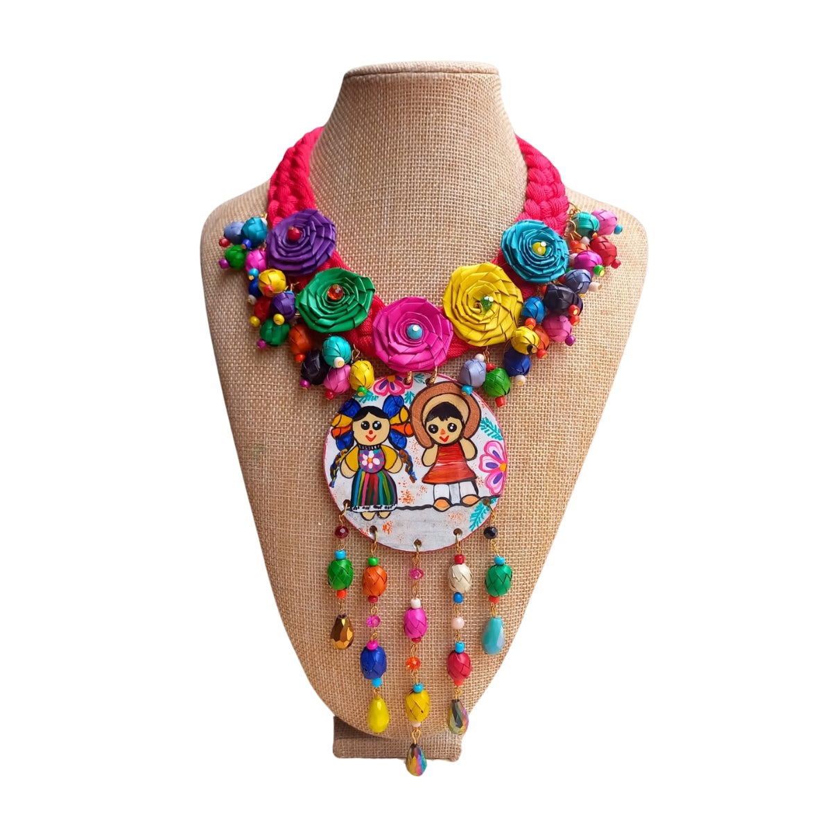 Collar dije redondo