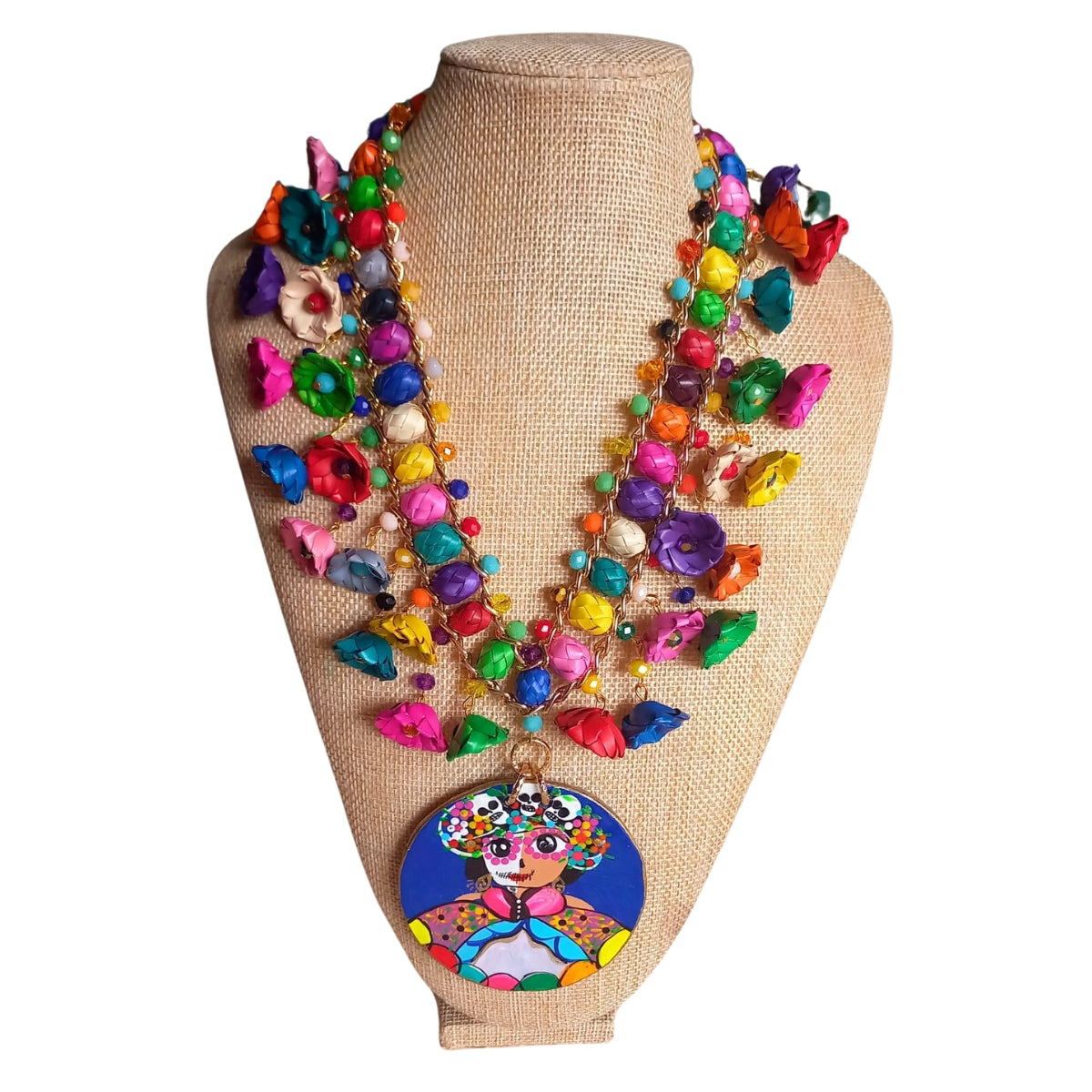 Collar largo catrina