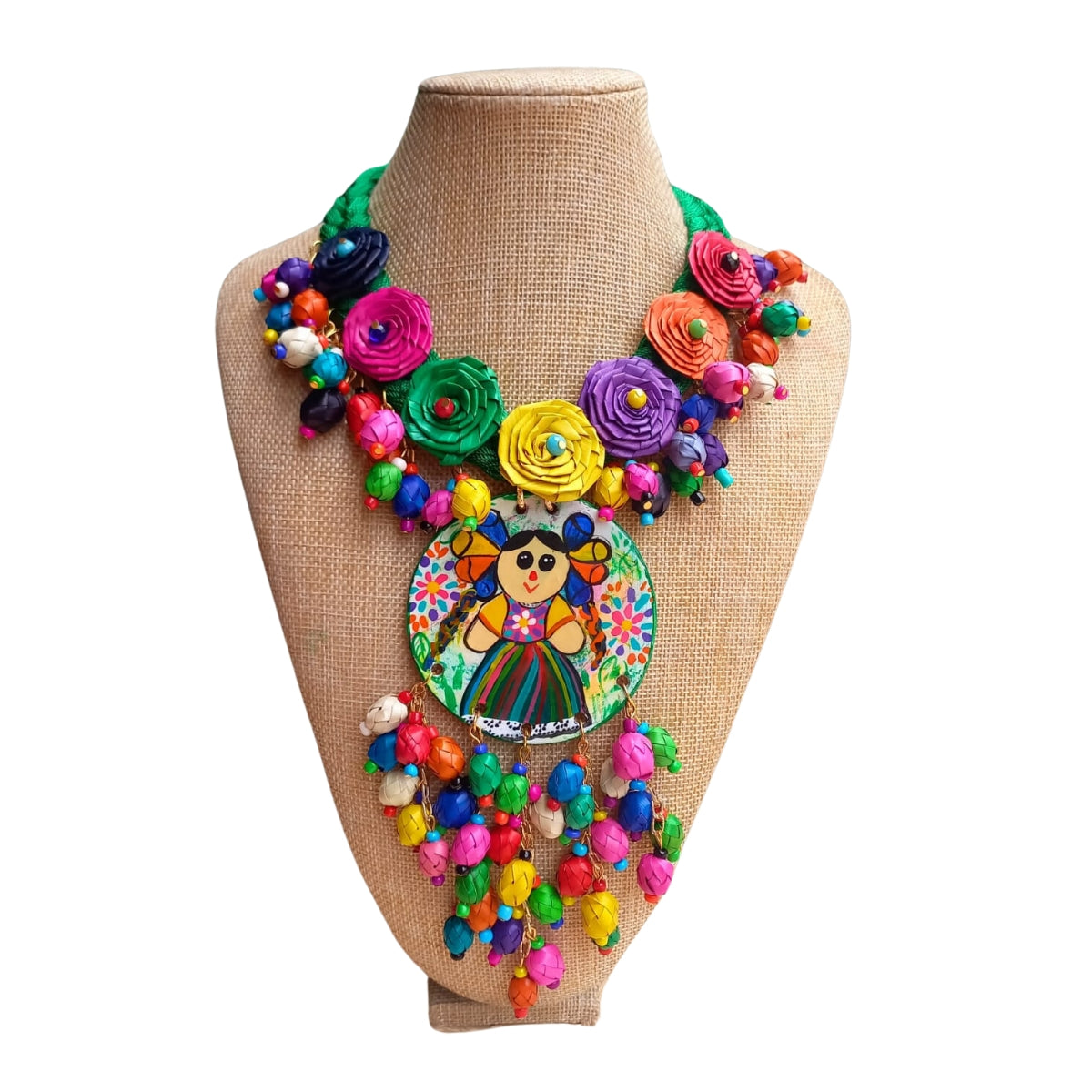 Collar maria tricolor