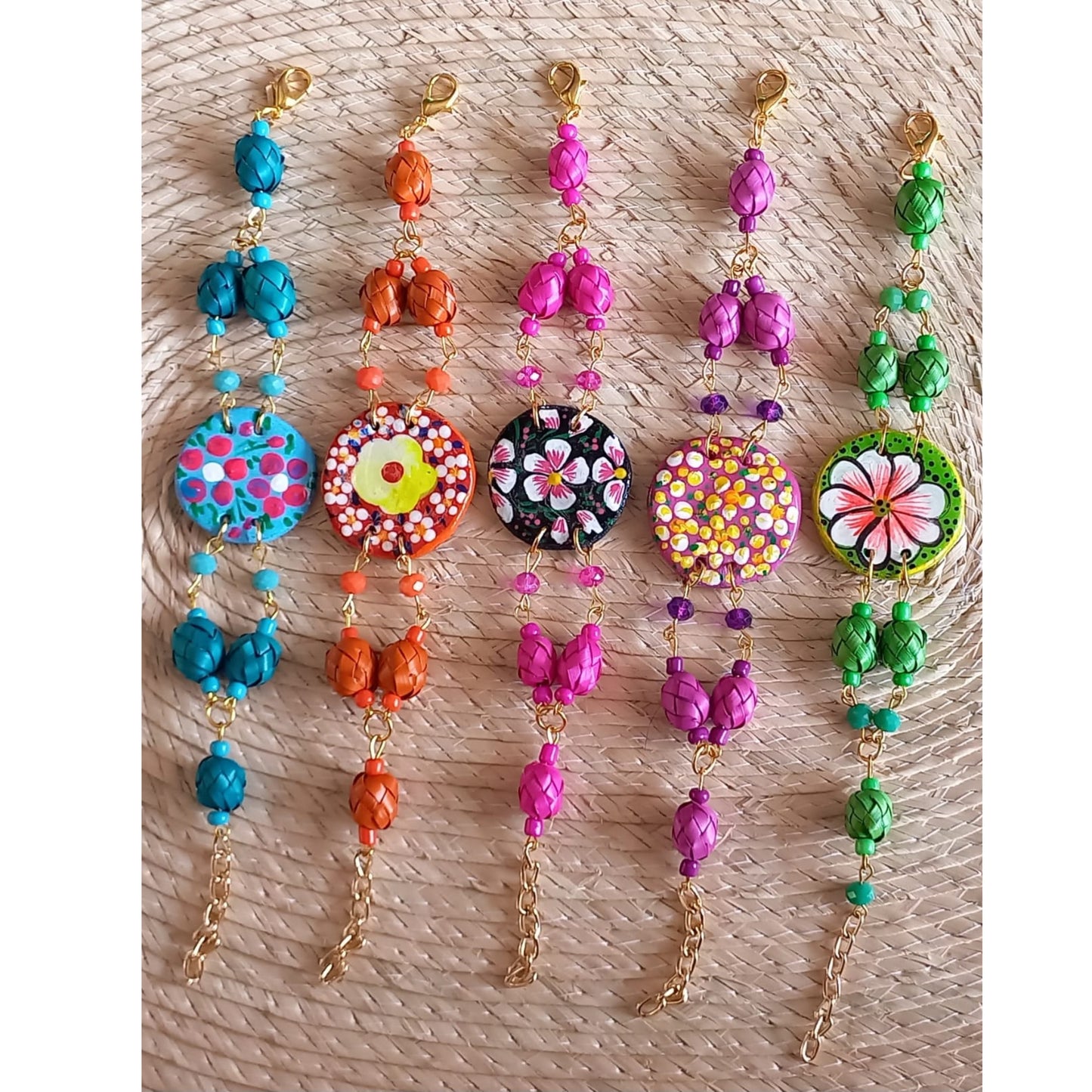 Pulsera dije redondo