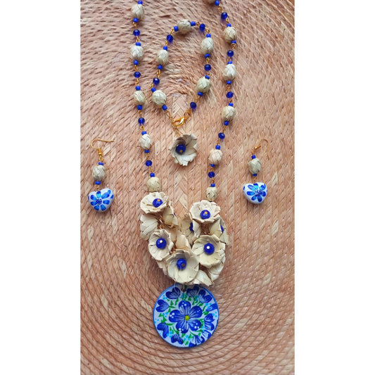 Collar Set Azul Talavera