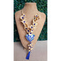Collar con corazón de barro