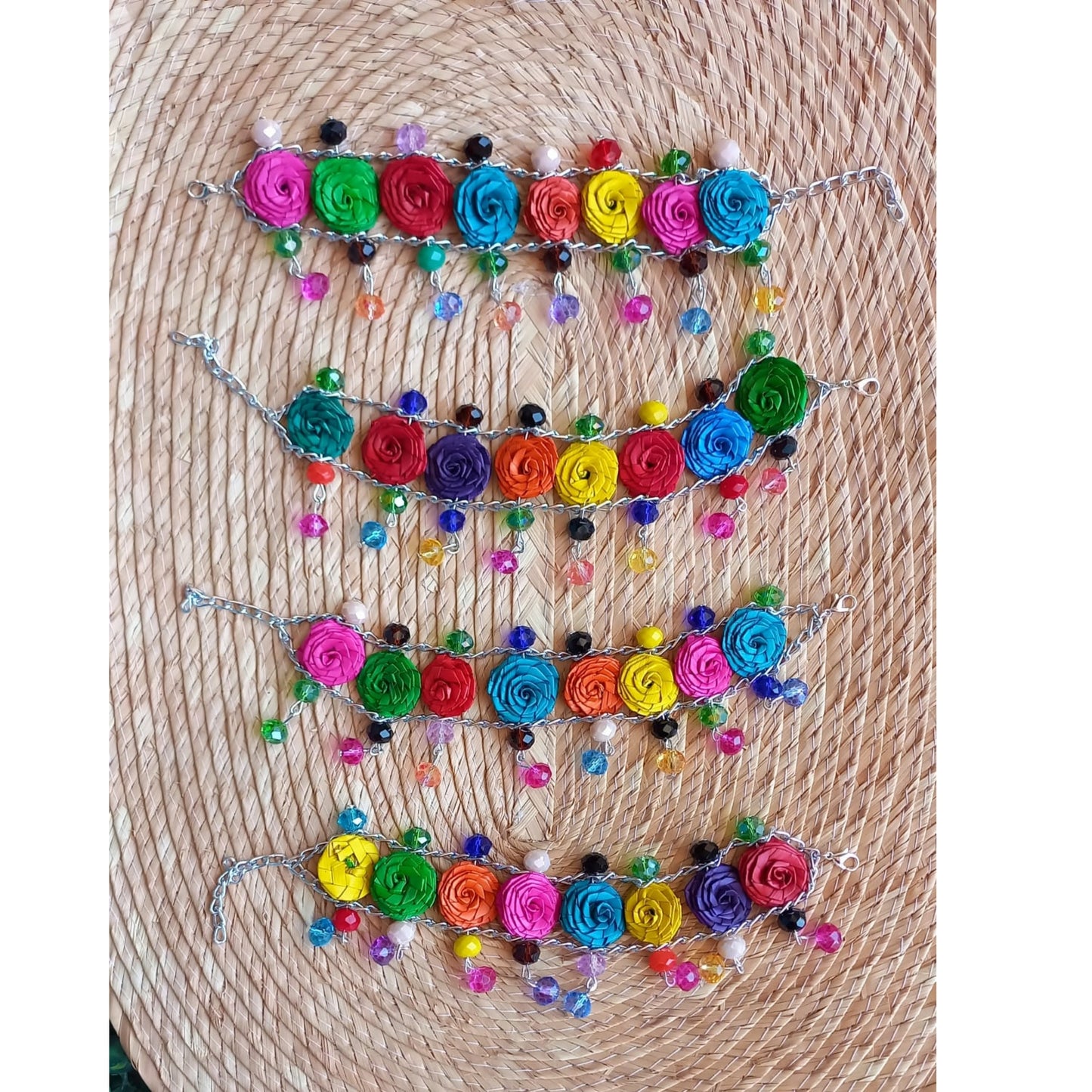 Pulseras Jardín de Colores