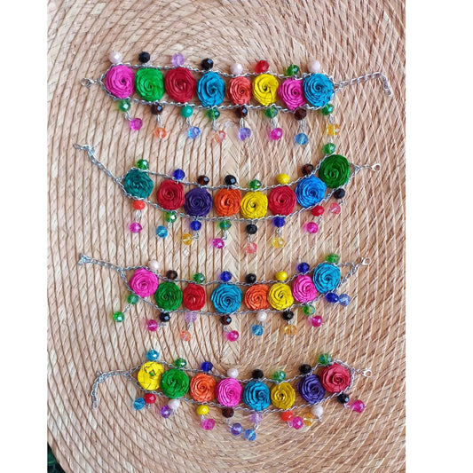 Pulseras Jardín de Colores